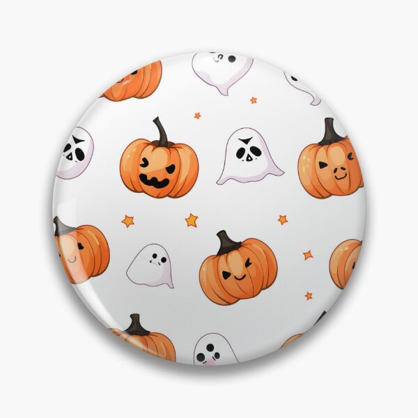 Item preview, Halloween Pattern Pumpkins and Ghosts designed and sold by Trendjoy.