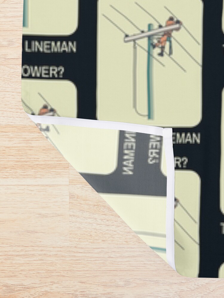 Thumbnail 2 of 5, Shower Curtain, Got Power? Thank A Lineman designed and sold by LineXpressions.