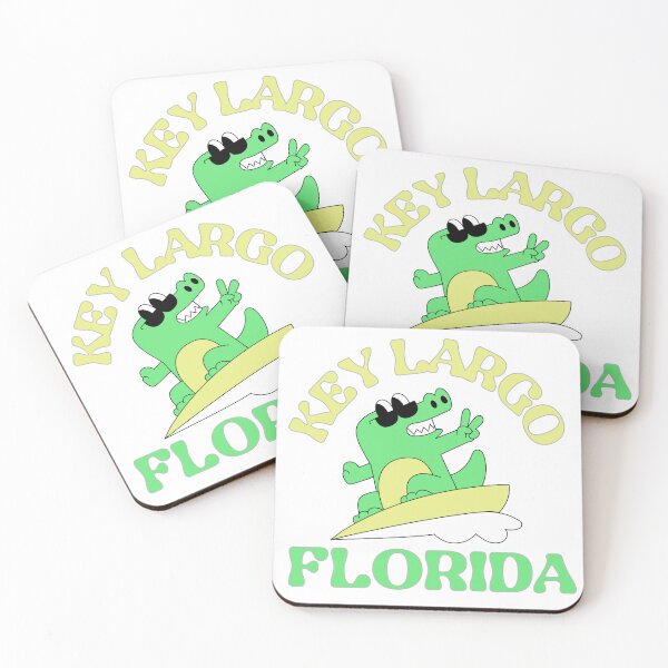 Item preview, Key Largo Florida Surfing Alligator designed and sold by Samsdesignshop.