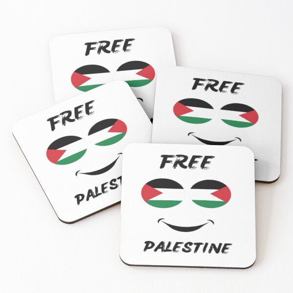 Item preview, Free Palestine smiley face  designed and sold by RetseEster.