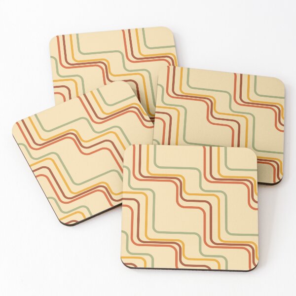 Item preview, 1970s Inspired Repeating Line Pattern designed and sold by itsgoodjunk.