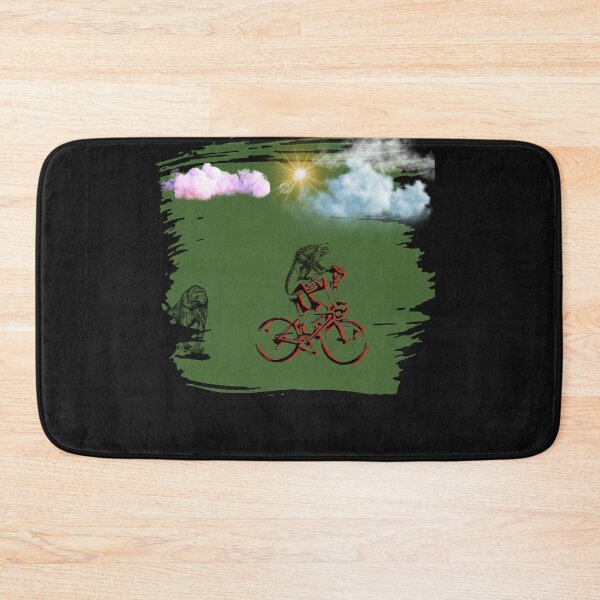 Item preview, monkey and man on a bike designed and sold by Moris-shop.