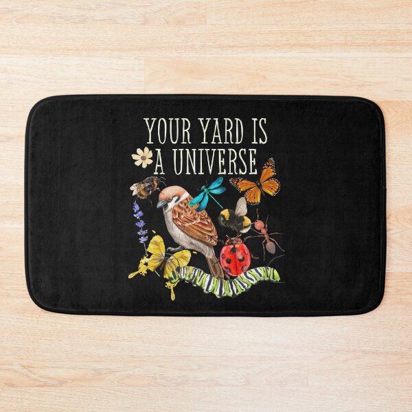 Item preview, Your Yard Is A Universe Colorful Wildlife Design designed and sold by EarthArtDesigns.