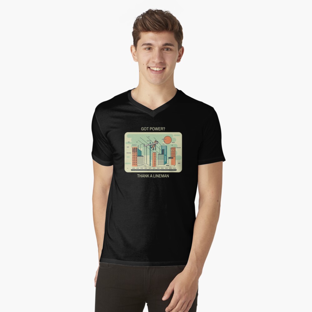 Item preview, V-Neck T-Shirt designed and sold by LineXpressions.