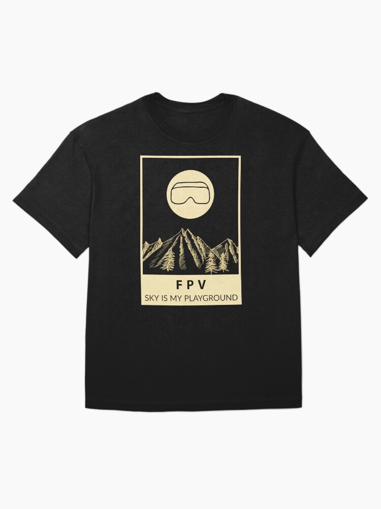 Thumbnail 3 of 7, Oversized T-Shirt, Drone: FPV, Sky is My Playground designed and sold by Teesamust.