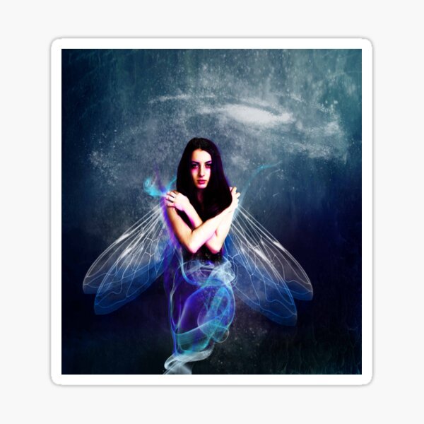 Blue Sprite Sticker
