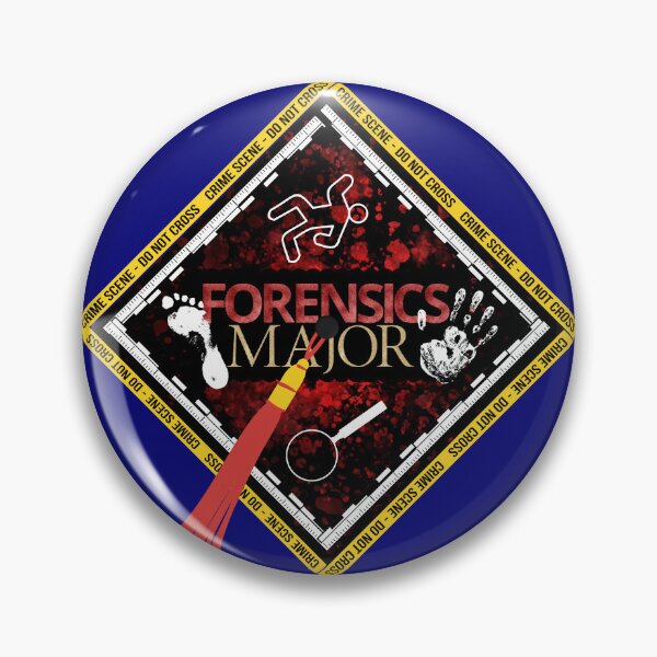 Item preview, Forensics Major Grad Cap Sticker designed and sold by SceneOfTheCrime.