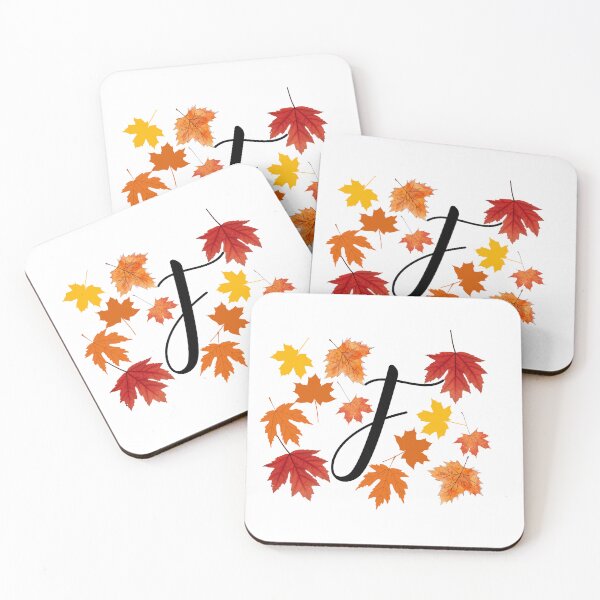 Item preview,  The Letter "F" With Orange And Yellow Leaves designed and sold by LisaDesigns323.