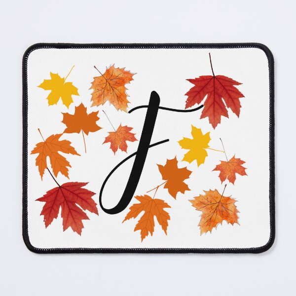 Item preview,  The Letter "F" With Orange And Yellow Leaves designed and sold by LisaDesigns323.