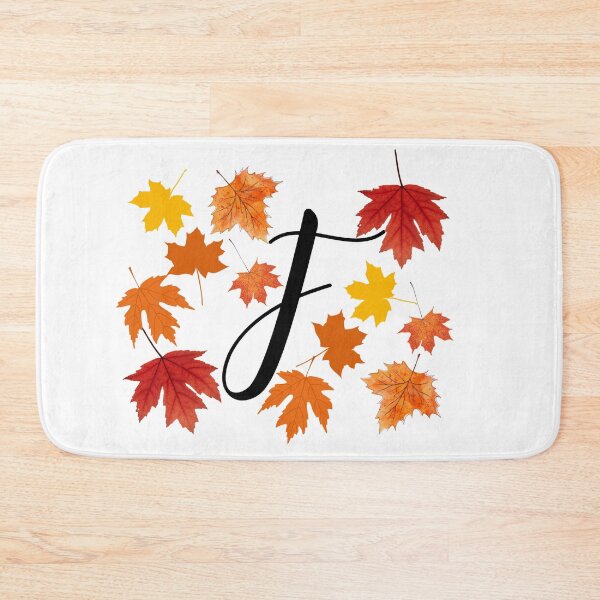 Item preview,  The Letter "F" With Orange And Yellow Leaves designed and sold by LisaDesigns323.