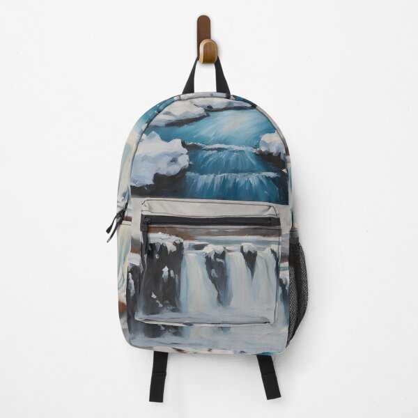 Item preview, Godafoss Waterfall in Winter designed and sold by digitalverser.