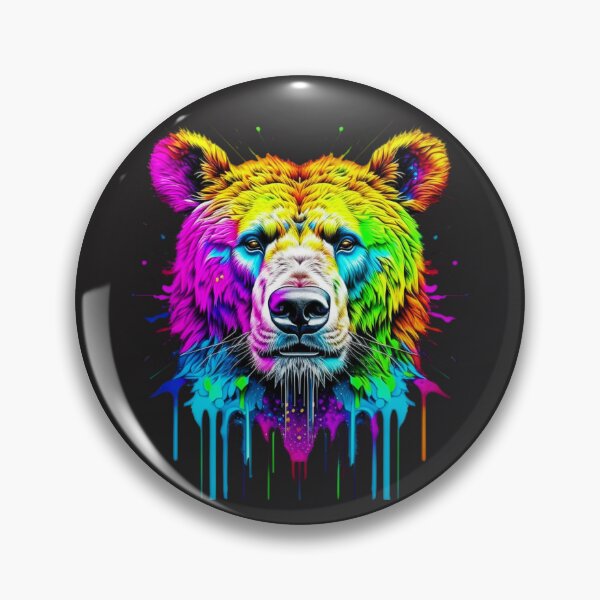 Item preview, Colorful Bear Graffiti Drip Style   designed and sold by Mellow Vibes.