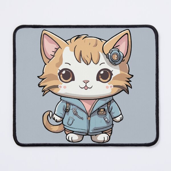Item preview, Kawaii Baby Cat Blue Outfit Winter Fashion designed and sold by DavidCreator.