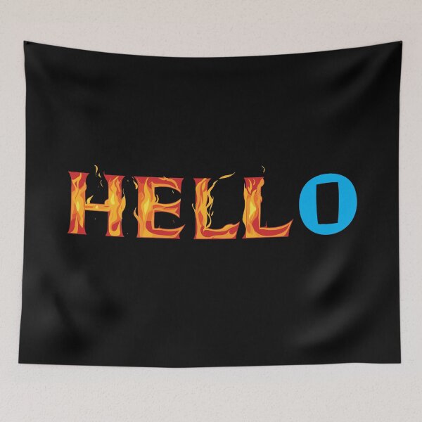 Item preview, HELLo. Greetings from hell. designed and sold by twisted-dot.