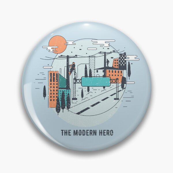 Item preview, Cool Lineman - The Modern Hero designed and sold by LineXpressions.