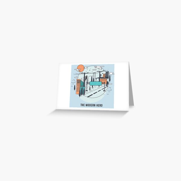 Cool Lineman - The Modern Hero Greeting Card