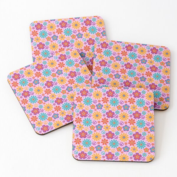 Item preview, retro groovy flowers daisies  designed and sold by SHOPAHD.