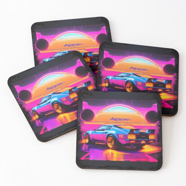 Item preview, Retro Future Sunset Race Car Art designed and sold by Loudpress.