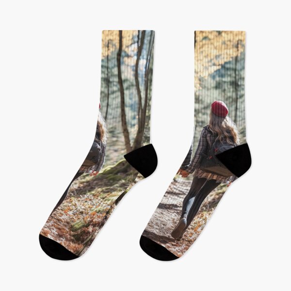 Item preview, Couple hiking forest walking wild adventure designed and sold by TheRightHonMP.