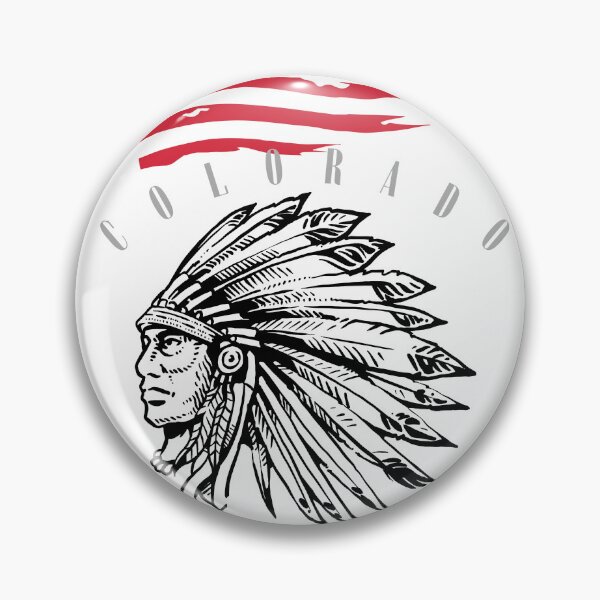 Item preview, Colorado Indian and US flag designed and sold by esao.