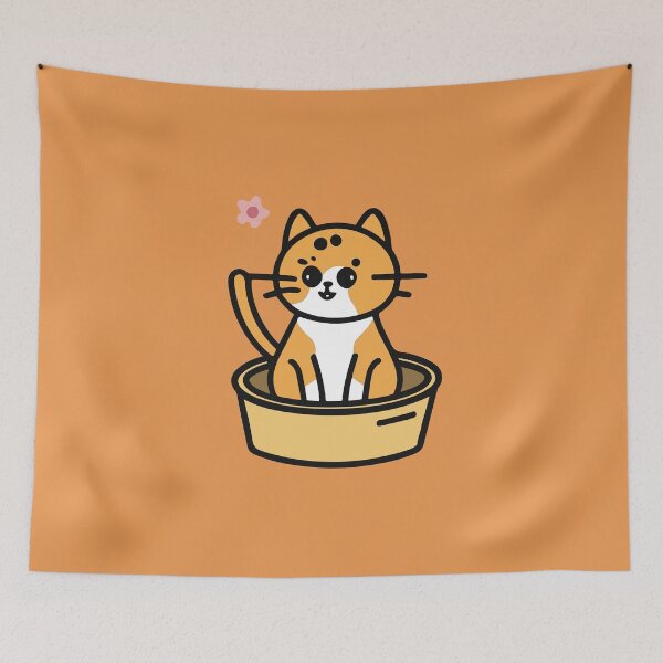 Item preview, cat litter box designed and sold by The  Knick Knack Nook.