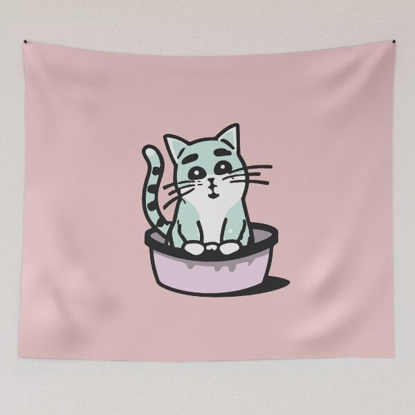 Item preview, cat litter box designed and sold by The  Knick Knack Nook.