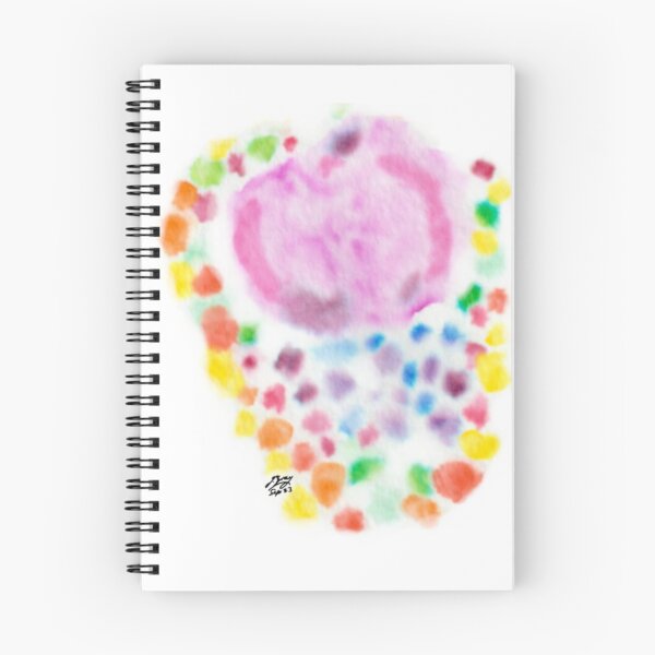 Item preview, Watercolor painting fantasy rush colors splendor diversity heart designed and sold by Jonah Augustin Gray.