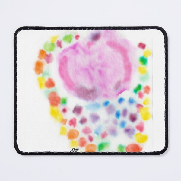 Item preview, Watercolor painting fantasy rush colors splendor diversity heart designed and sold by Jonah Augustin Gray.