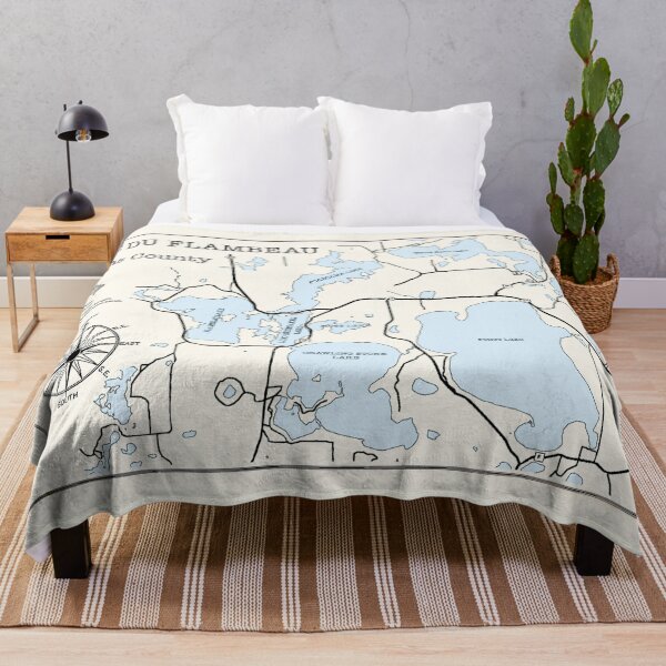 Item preview, Lac Du Flambeau Lake WI Vilas County designed and sold by Jean Plout.