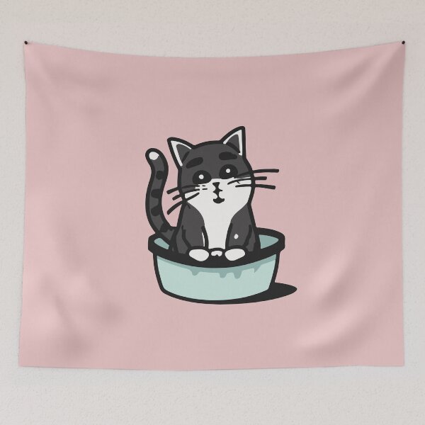 Item preview, cat litter box designed and sold by The  Knick Knack Nook.