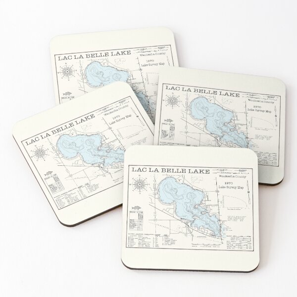Item preview, Lac La Belle Lake WI Waukesha County 1970 designed and sold by Jean Plout.