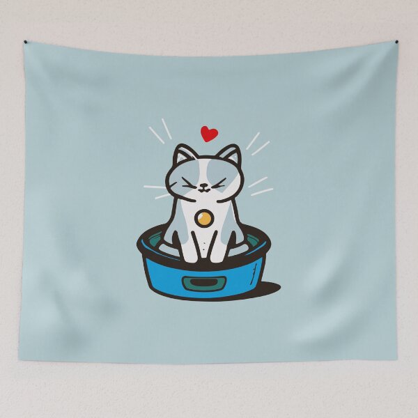 Item preview, cat litter box designed and sold by The  Knick Knack Nook.