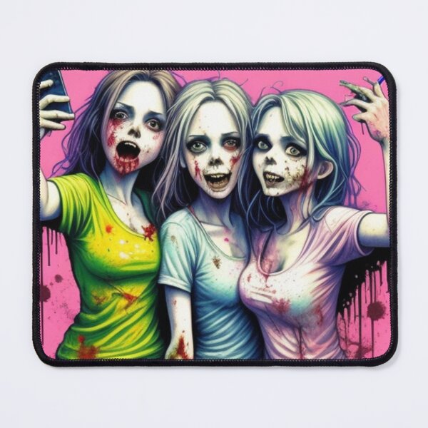Item preview, Teen girls zombies selfie  designed and sold by Roxburylane.