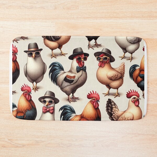 Item preview, Hen Rooster Chicken Pattern Cool designed and sold by Aryabek.