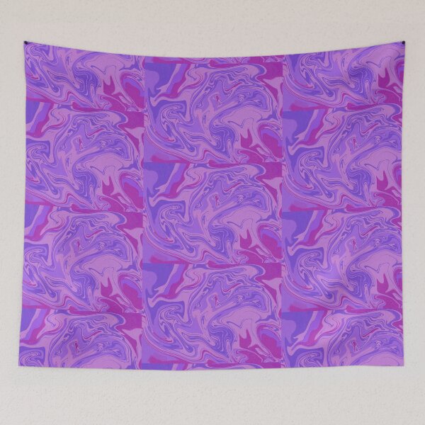 Item preview, Shades of purple swirl neon print designed and sold by planetjellyfish.