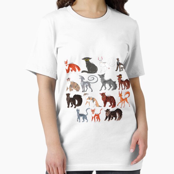 Vista previa del artículo con la obra «Todos los líderes de Thunderclan nunca», diseñado y vendido por Draikinator.