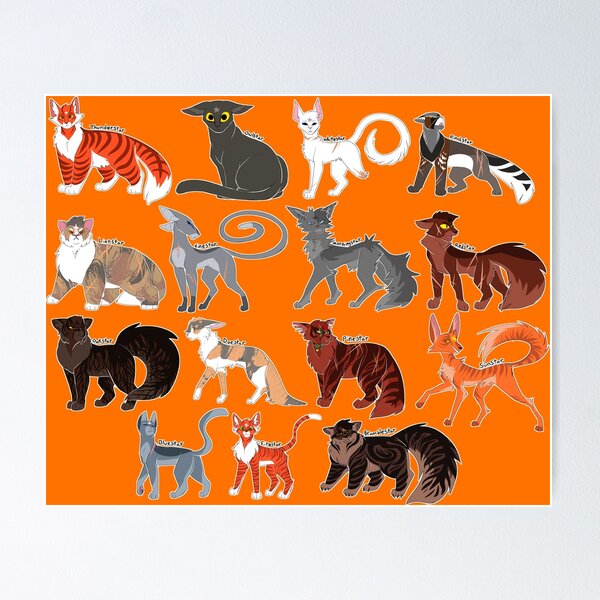 Item preview, Every Thunderclan Leader Ever designed and sold by Draikinator.