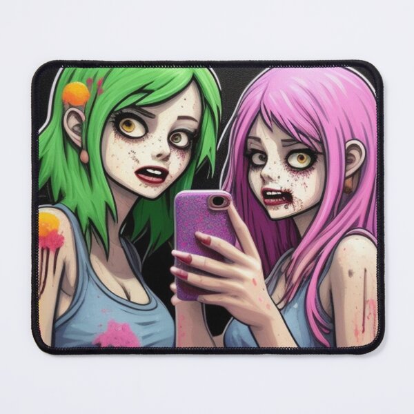 Item preview, Teen girls zombie selfie  designed and sold by Roxburylane.