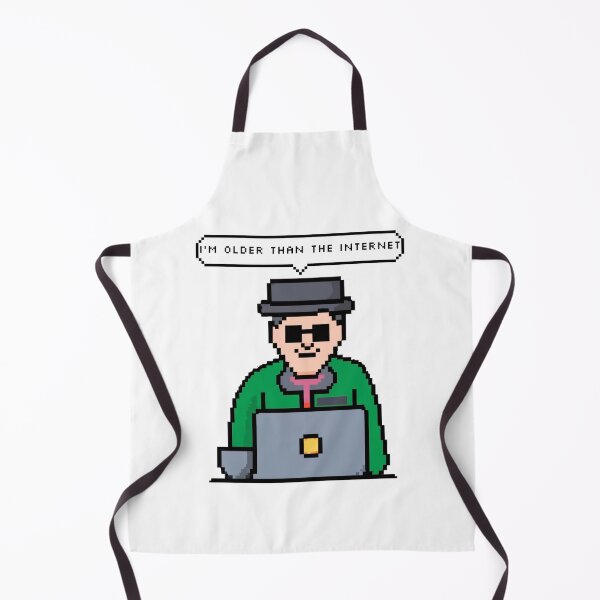 Item preview, I'm older than the Internet, Green old man | Pixel Style designed and sold by CircinusStore.