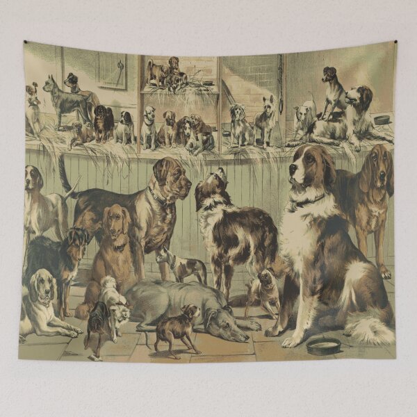 Item preview, VINTAGE DOG Pop Art designed and sold by Bruce ALMIGHTY Baker.