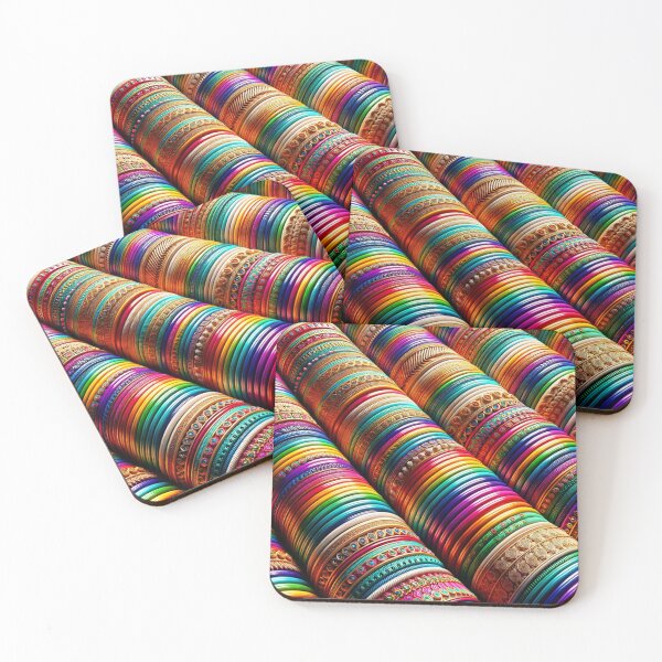 Item preview, Indian Colorful bangles Pattern designed and sold by Aryabek.