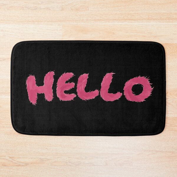 Item preview, Warm HELLO made of fur. A furry greetings. designed and sold by twisted-dot.