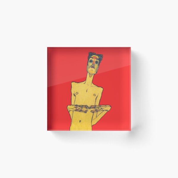 Item preview, Portrait of Erwin Dominilk Osen (Mime Van Osen), 1910 by Egon Schiele designed and sold by MINDTHECHERRY.