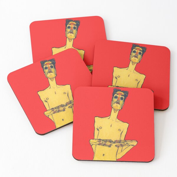 Item preview, Portrait of Erwin Dominilk Osen (Mime Van Osen), 1910 by Egon Schiele designed and sold by MINDTHECHERRY.