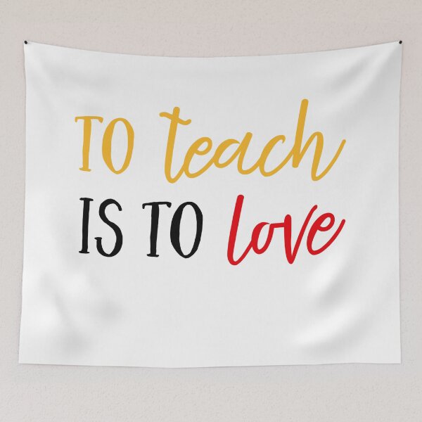 Item preview, To Teach Is To Love  designed and sold by The Happiness Market .