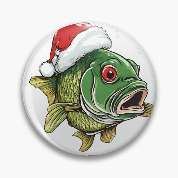 Item preview, Christmas carp fish designed and sold by bugilugi.