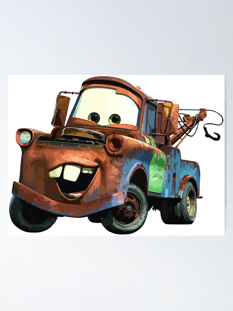 Disney Tow Mater Decal Disney Cars Decal Disney Mater Tow Truck Sticker  Disney Cars Vinyl Decal Disney Tow Mater Vinyl Decals 