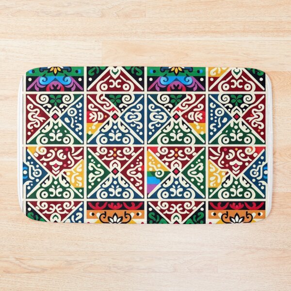 Item preview, Nepali dhaka motifs Pride pattern designed and sold by Aryabek.