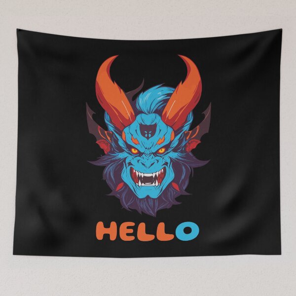 Item preview, HELLo. Greetings from the devil. designed and sold by twisted-dot.
