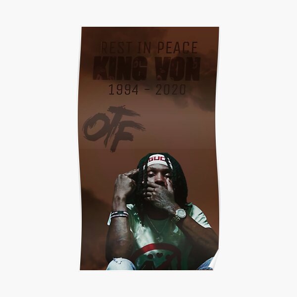 King Von Poster FREE SHIPPING 